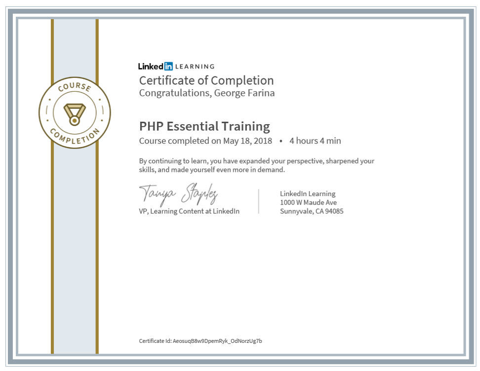 PHP Essential Training