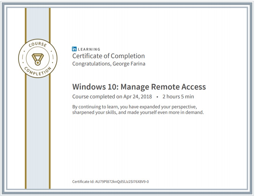 Windows 10: Manage Remote Access